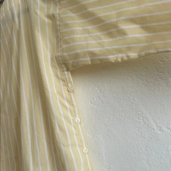 J. Crew Light Yellow and White Ciel Top - Picture 5 of 12